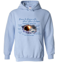 Load image into Gallery viewer, Gildan Heavy Blend Hoodie The Emerald Princess Ocean to Ocean Total Solar Eclipse Cruise
