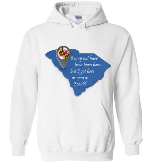 Not Born Here Maryland Heavy Blend Hoodie
