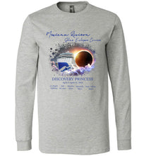 Load image into Gallery viewer, Canvas Long Sleeve T-Shirt Mexican Riviera Solar Eclipse Cruise Original Dark Font

