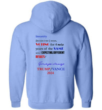 Load image into Gallery viewer, Gildan Zip Hoodie Trump Vance
