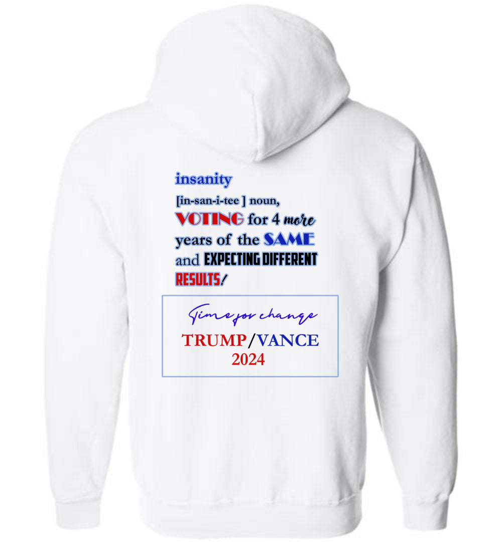 Gildan Zip Hoodie Trump Vance