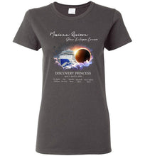 Load image into Gallery viewer, Gildan Ladies Short-Sleeve Mexican Riviera Solar Eclipse Cruise Original White Font
