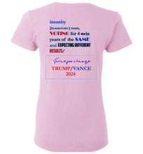 Load image into Gallery viewer, Gildan Ladies Short-Sleeve Trump Vance
