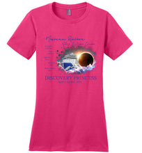 Load image into Gallery viewer, District Made Ladies Perfect Weight Tee Mexican Riviera Solar Eclipse Cruise Dark Font 1
