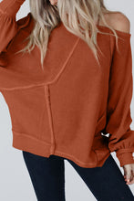 Load image into Gallery viewer, Seam-Detail Long Sleeve Blouse
