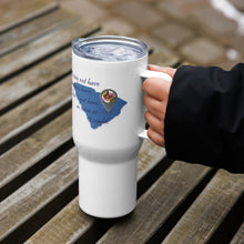 Load image into Gallery viewer, Not Born Here Maryland Travel mug with a handle
