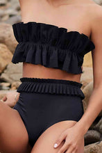 Load image into Gallery viewer, Ruffled Tie Back Two-Piece Swim Set
