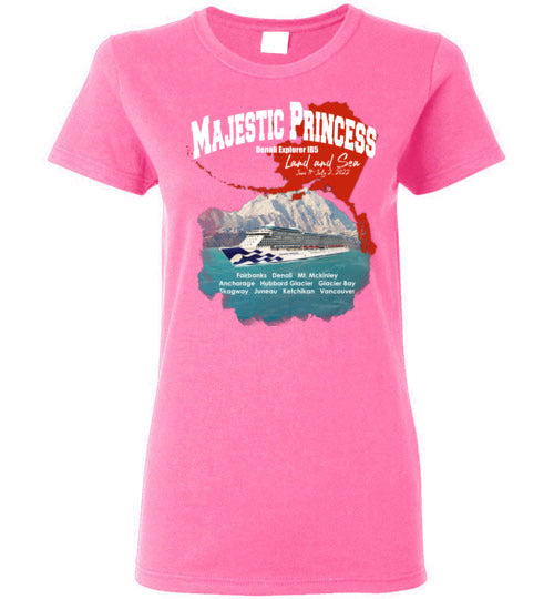 Gildan Ladies Short-Sleeve--Majestic Princess Denali Explorer Cruise