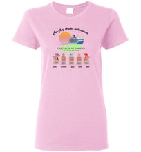 Load image into Gallery viewer, Gildan Ladies Short-Sleeve--Flip Flop Chicks Unleashed Cruise
