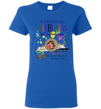 Load image into Gallery viewer, Gildan Ladies Short-Sleeve----Carnival Mardi Gras Sailabration Porthole shirt

