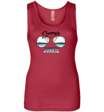 Load image into Gallery viewer, Next Level Womens Jersey Tank Shirt--Summer Junkie

