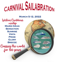 Load image into Gallery viewer, Carnival Sailabration Anniversary 20oz Skinny Tumbler
