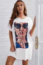 Load image into Gallery viewer, Round Neck Shhh! Short Sleeve Dress
