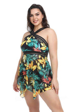 Load image into Gallery viewer, Plus Size Handkerchief-Hem Swim Dress and Bottoms Set
