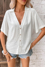 Load image into Gallery viewer, Button Front Johnny Collared Blouse
