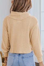 Load image into Gallery viewer, Waffle-Knit High Neck Top
