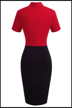 Load image into Gallery viewer, Round Neck Short Sleeve Pencil Dress
