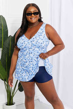 Load image into Gallery viewer, Marina West Swim Full Size Clear Waters Swim Dress in Blue
