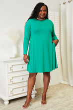 Load image into Gallery viewer, Zenana Full Size Long Sleeve Flare Dress with Pockets
