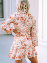Load image into Gallery viewer, Printed Button-Up Long Sleeve Dress
