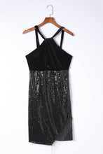 Load image into Gallery viewer, Sequin Fringe Detail Sleeveless Dress
