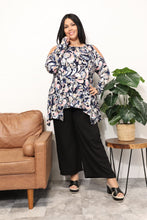 Load image into Gallery viewer, Sew In Love  Full Size Long Sleeve Flower Print Blouse
