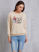 Load image into Gallery viewer, ALL YOU NEED IS LOVE Round Neck Sweatshirt
