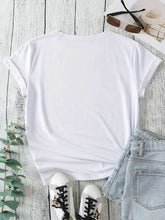 Load image into Gallery viewer, XOXO Leopard Round Neck Short Sleeve T-Shirt
