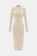 Load image into Gallery viewer, Zip Up Cutout Drawstring Detail Dress

