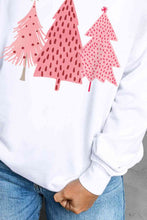 Load image into Gallery viewer, Christmas Tree Graphic Long Sleeve Sweatshirt
