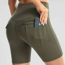 Load image into Gallery viewer, Wide Waistband Sports Shorts With Pockets
