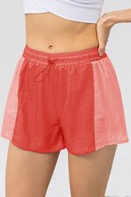 Load image into Gallery viewer, Color Block Drawstring Active Shorts
