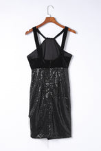 Load image into Gallery viewer, Sequin Fringe Detail Sleeveless Dress
