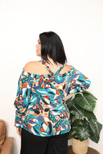 Load image into Gallery viewer, Sew In Love  Full Size High Neck Off Shoulder Criss Cross Top
