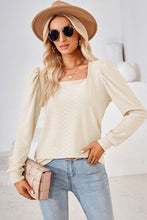 Load image into Gallery viewer, Square Neck Puff Sleeve T-Shirt
