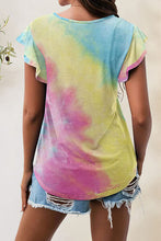 Load image into Gallery viewer, Printed Round Neck Short Sleeve T-Shirt
