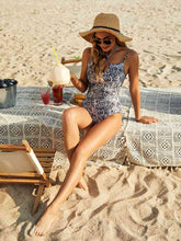 Load image into Gallery viewer, Printed Halter Neck One-Piece Swimsuit
