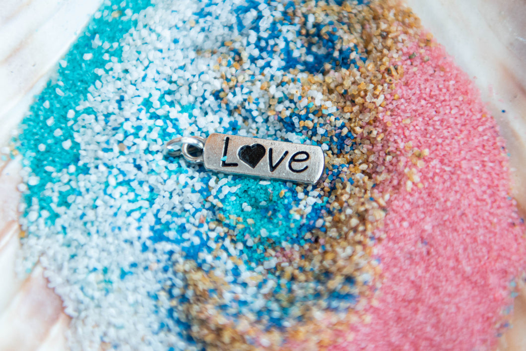 Love Charm--Colored Sand Necklace