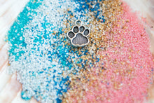 Load image into Gallery viewer, Small Paw Print--Colored Sand Necklace
