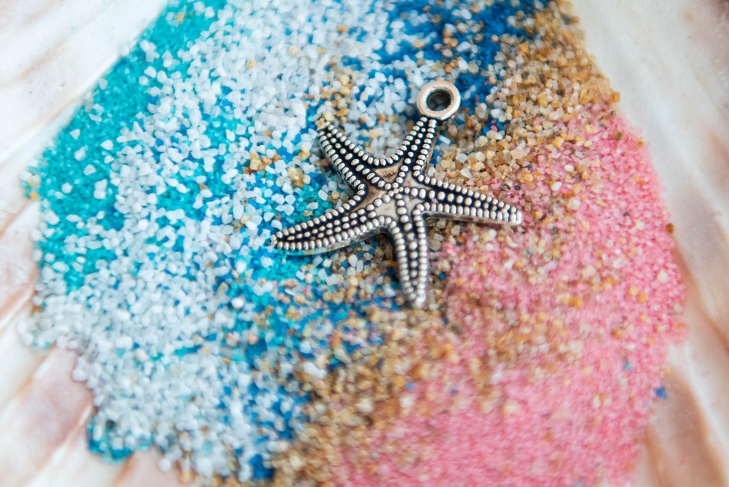 Starfish--Colored Sand Necklace