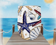 Load image into Gallery viewer, Nautical Seashells 12oz Wine Tumbler
