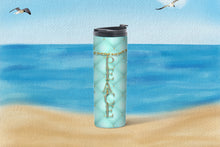 Load image into Gallery viewer, PEACE Nautical 20oz Skinny Tumbler
