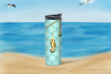 Load image into Gallery viewer, PEACE Nautical 20oz Skinny Tumbler
