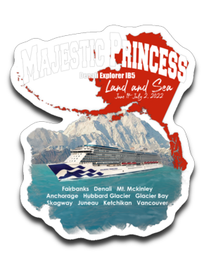 Decal--Majestic Princess Denali Explorer Cruise