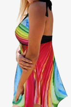 Load image into Gallery viewer, Multicolored Halter Neck Two-Piece Swimsuit
