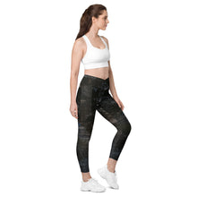 Load image into Gallery viewer, Murrells Inlet Sunrise Crossover leggings with pockets
