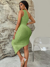 Load image into Gallery viewer, Sleeveless Asymmetrical One Shoulder Dress
