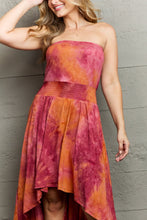 Load image into Gallery viewer, Ninexis In The Mix Sleeveless High Low Tie Dye Dress
