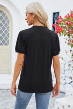Load image into Gallery viewer, Notched Short Sleeve T-Shirt
