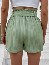 Load image into Gallery viewer, Belted Shorts with Pockets
